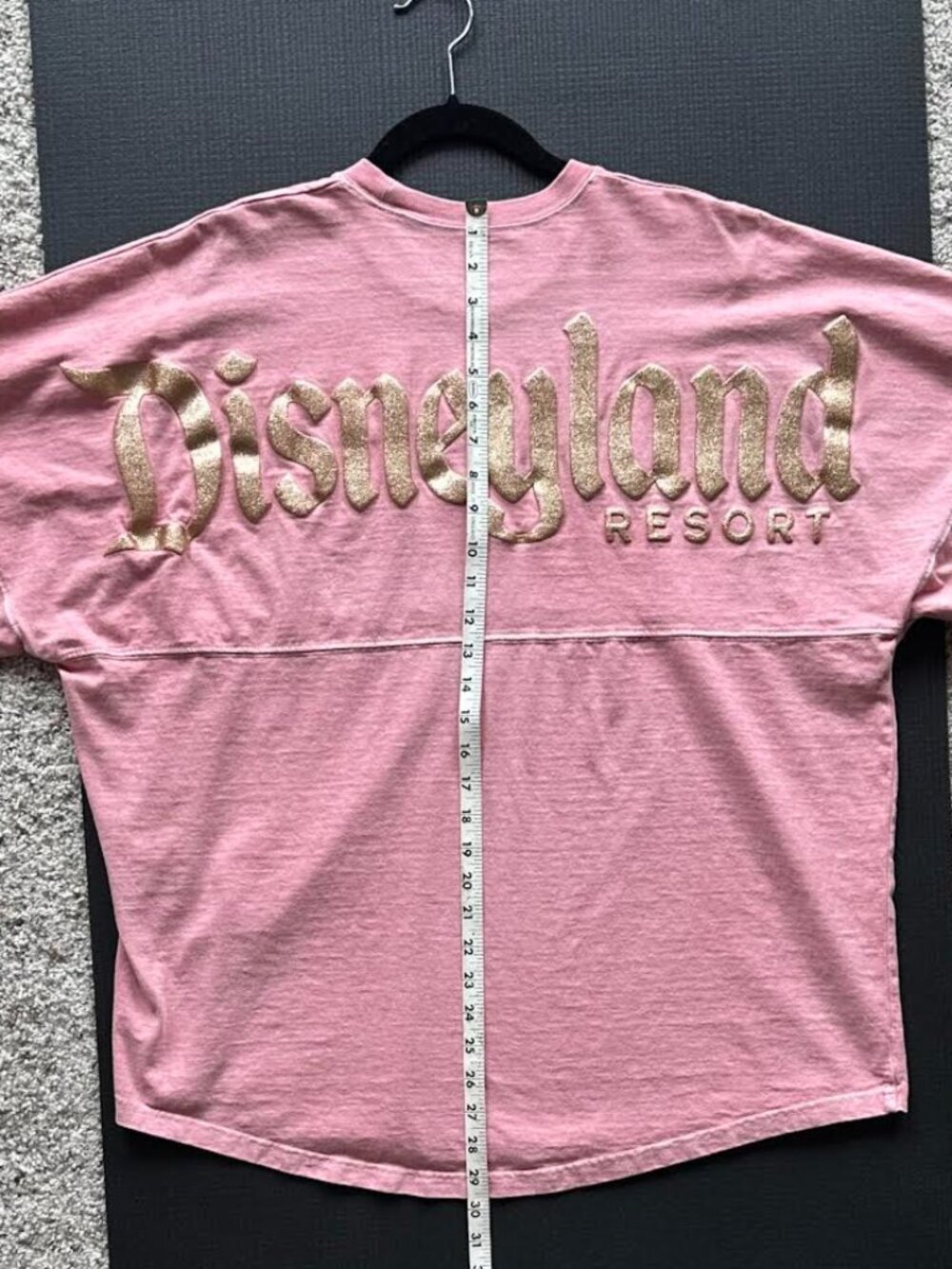 Disneyland Resort Spirit Jersey Pink Gold Glittery Lettering - Picture 10 of 14